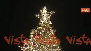 Ecco l'albero di Natale di Piazza del Popolo a Roma