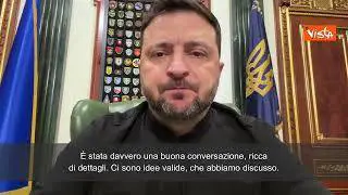 Guerra Ucraina, Zelensky: "Continuiamo a lavorare per avvicinare veramente la pace"