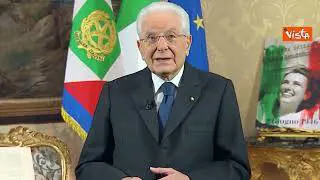Mattarella: Chiuso anno non facile, speriamo tempi migliori
