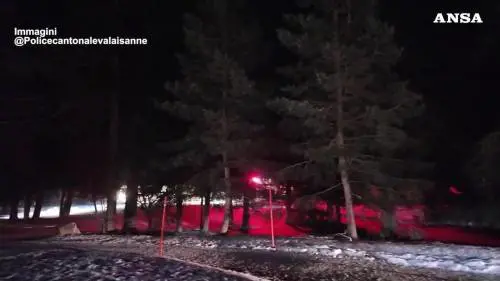 Esplosione a Crans Montana, quel resta del locale dopo l'incendio