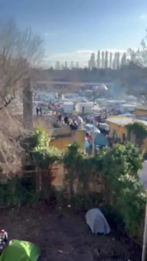 Il rave illegale a Bologna