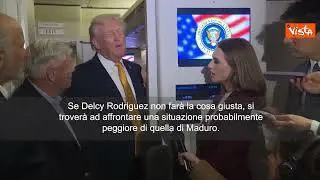 Trump su Delcy Rodriguez: Se non fa cosa giusta affronterà situazione peggiore di Maduro
