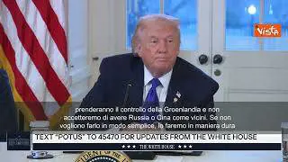 Trump: Faremo qualcosa per la Groenlandia, con le buone o con le cattive