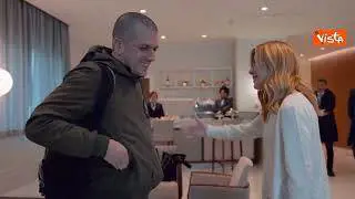 Meloni a Trentini: "Hai abbracciato mamma? È stata tanto in pensiero"