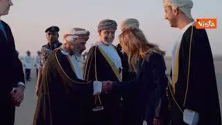 Meloni arriva in Oman, prima tappa della sua missione in Asia