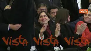 Elly Schlein alla camera ardente per Valeria Fedeli in Campidoglio