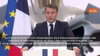 Macron Gli europei hanno responsabilità particolare in Groenlandia