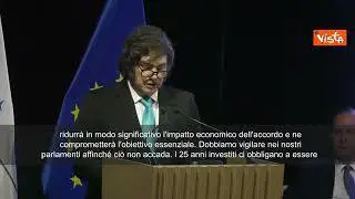 Firma Mercosur in Paraguay, Presidente argentino Milei: Accordo grazie a impegno mia amica Meloni
