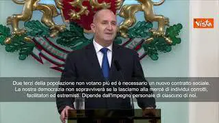 Si dimette il Presidente bulgaro Radev: Correrò nelle elezioni anticipate come premier
