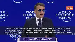Dazi Usa, Macron: Ue non esiti a usare meccanismo anti-coercizione
