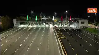 Milano Cortina, sui caselli di Aspi illuminazione tricolore. Per primo Venezia Nord sulla A27