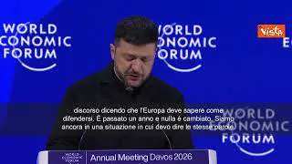 Zelensky a Davos cita il "Giorno della Marmotta": In un anno nulla è cambiato