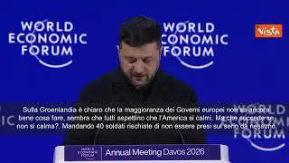 Zelensky: Se Ue manda 40 soldati in Groenlandia rischia di non essere presa sul serio da nessuno