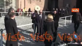 Anna Wintour ai funerali di Valentino a Roma