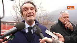 Fontana (Lombardia) inaugura Ponte Manzoni a Lecco: "Opera importante, richiesta dal territorio"