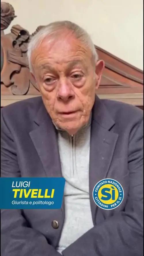 Luigi Tivelli: "Ecco perché voto sì al referendum"