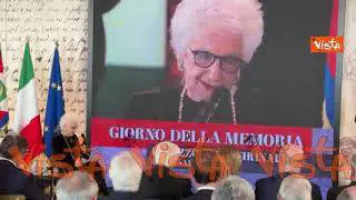 Liliana Segre: Tragico conflitto a Gaza ha fatto riesplodere un antisemitismo che sembrava sopito