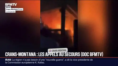 "Constellation in fiamma, ci sono morti e feriti". Gli audio choc delle telefonate a Crans-Montana nel servizio di BFMTV