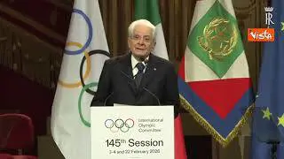 Milano Cortina, Mattarella: "Olimpiadi veicolino speranza di pace sui continenti"