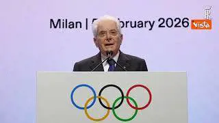 Milano Cortina, Mattarella: "Le Olimpiadi ispirino pace, comprensione e dialogo tra i popoli"