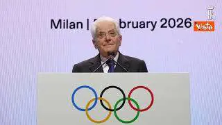 Milano Cortina, Mattarella: "Valori di dialogo e tolleranza diventino programma per Governi"