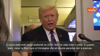 Trump non disconosce video razzista con Obama come scimmie: "Parlava dei brogli 2020"