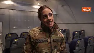 Arrivati in Italia 117 palestinesi, le parole dei militari: "Forte coinvolgimento umano"