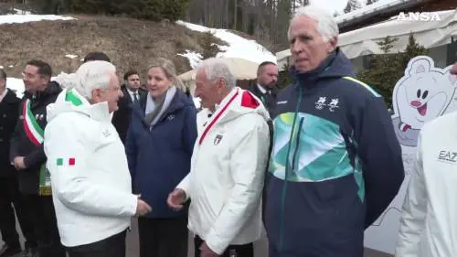Olimpiadi, Mattarella al SuperG femminile