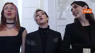 Sanremo, gli artisti cantano Azzurro al Quirinale: "La sapevo, ma mi hanno insegnato a non cantare"