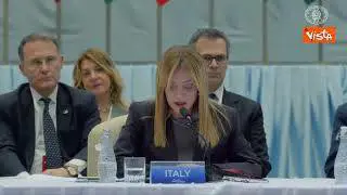 Meloni: "Con il Piano Mattei progetti concreti, un patto tra nazioni libere"