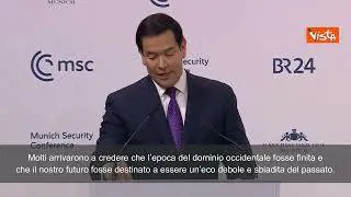 Rubio: "Non vogliamo alleati deboli perché indebolirebbero anche noi"