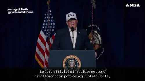 Trump annuncia l'inizio della guerra contro l'Iran