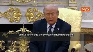 Guerra in Iran, Trump: "Potrei aver forzato io Israele a intervenire"
