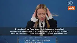 Piano Mattei, Meloni: È un programma di cooperazione tra pari