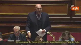 Crisi Golfo, Crosetto: Situazione drammatica, da decenni mai come ora sull'orlo dell'abisso