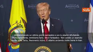 Trump: Stiamo facendo bene, distrutte 42 navi della Marina iraniana in 3 giorni