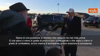 Trump: Resa incondizionata dell'Iran? Che lo facciano o no, non hanno più armi