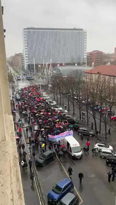 Torino, pro Pal in piazza contro la guerra in Iran