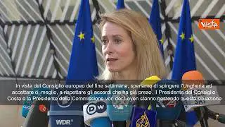 Guerra Ucraina, Kallas: Spingeremo l'Ungheria a rispettare gli accordi