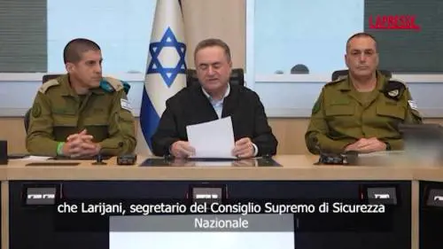 "Larijani e Soleimani sono stati uccisi": l'annuncio di Katz