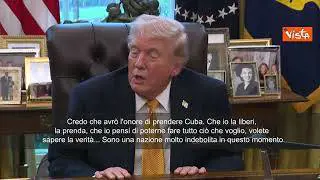Trump: Avrò l'onore di prendere Cuba
