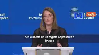 Crisi Golfo, Metsola: La guerra pesa sulle famiglie dell'Ue, serve indipendenza energetica
