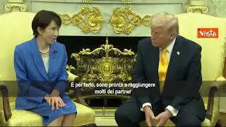 Takaichi alla Casa Bianca: Solo Trump può portare la pace nel mondo