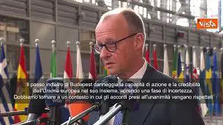 Veto a prestito per Kiev, Merz: Orban viola gravemente la lealtà tra gli Stati Ue