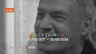 In memoria del Maestro Ennio Calabria. Su Camera con Vista su La7