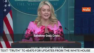 Portavoce Casa Bianca: Avete sentito un Amen stavamo pregando con il Presidente ad alta voce