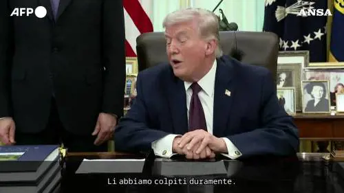 L'annuncio di Trump: "La guerra in Iran finirà in 2-3 settimane"