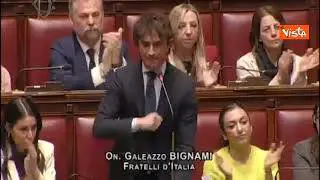 Bagarre in Aula, Bignami (Fdi) contro Conte: Va a pranzo con inviato speciale degli Usa