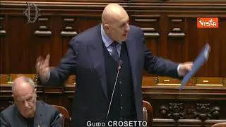 Guerra Iran, Crosetto alla Camera: Il nostro Paese ha bisogno di unità