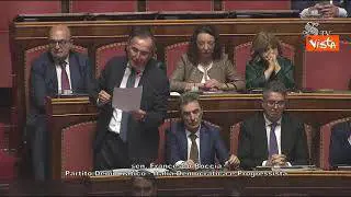 Boccia (Pd): Governo non ha coraggio di dire No a Trump e Netanyahu